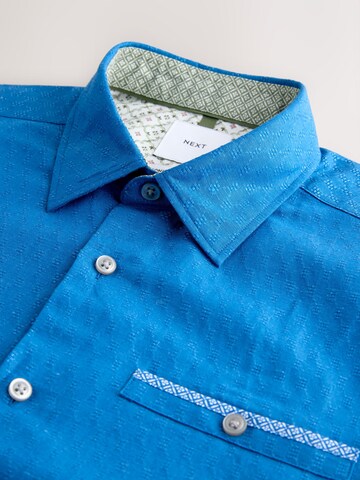 Coupe slim Chemise Next en bleu