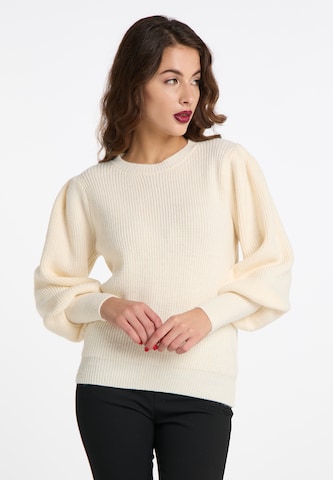 Pull-over 'Tylin' faina en blanc : devant