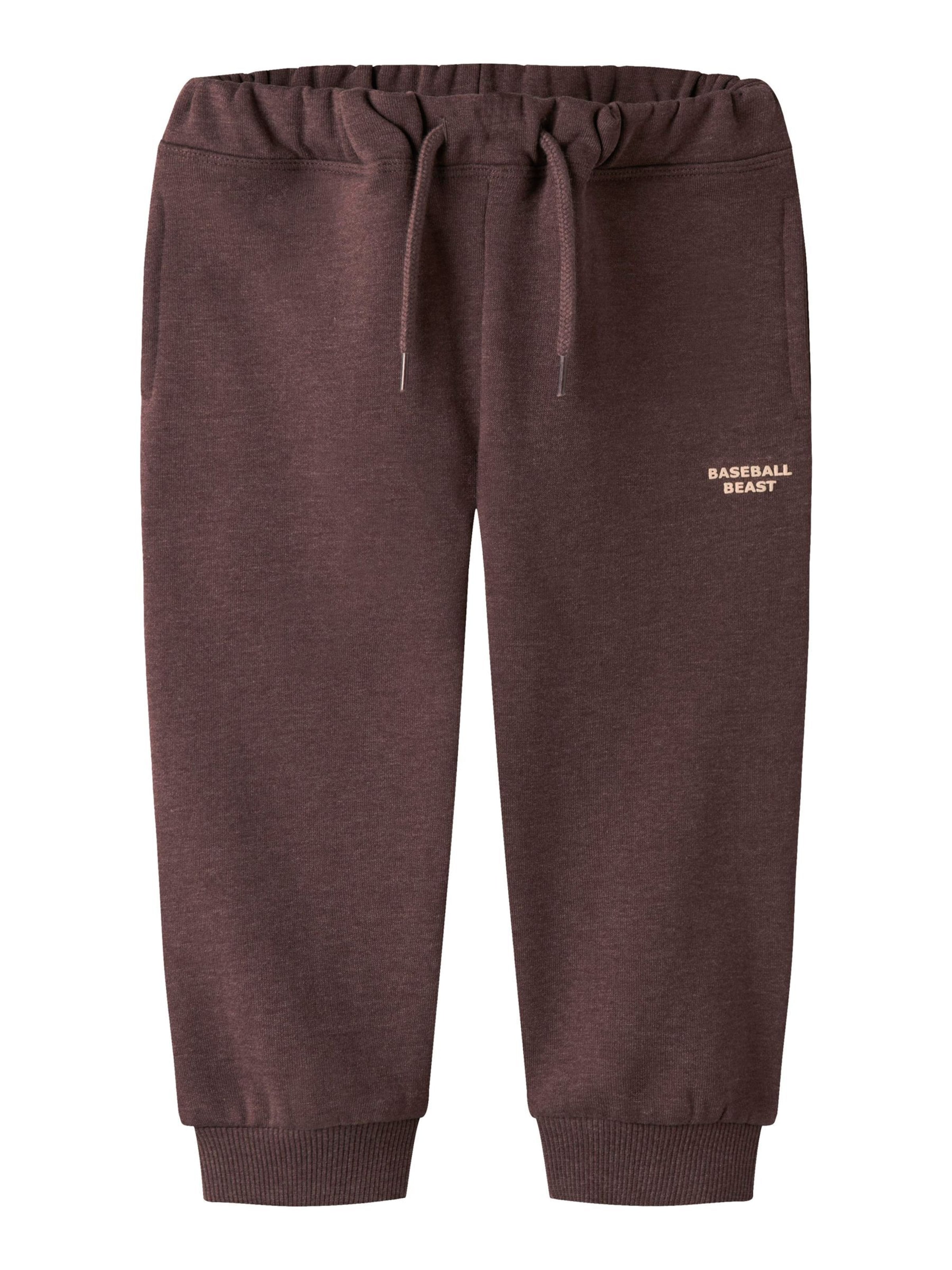 NAME IT Дънки Tapered Leg Панталон 'NMMOLAF' в кафяво: отпред