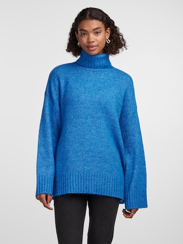 PIECES Sweter 'NANCY' w kolorze niebieski: przód