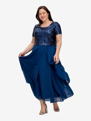 SHEEGO Abendkleid in Blau