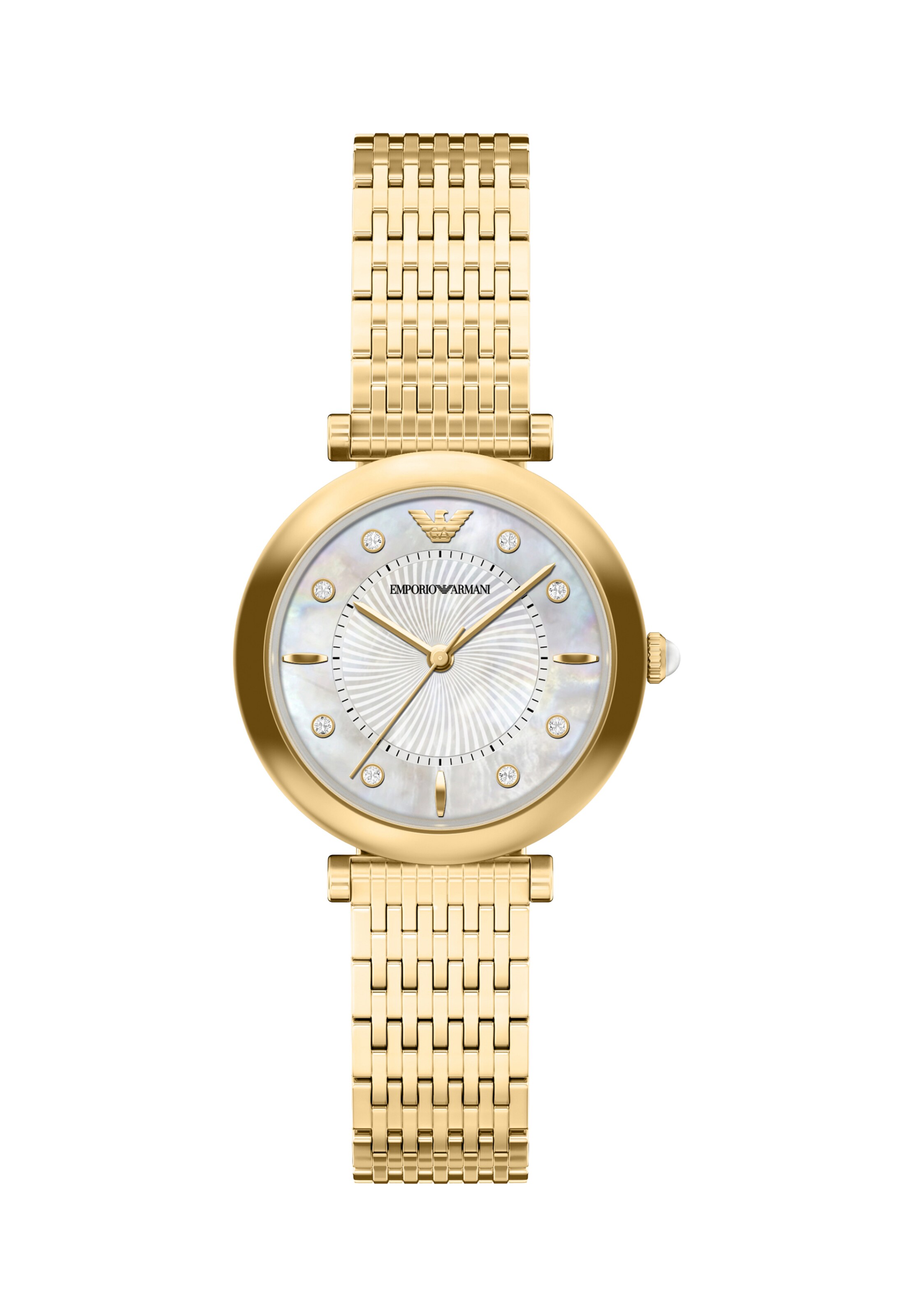 Emporio Armani Analog klocka i guld: framsida