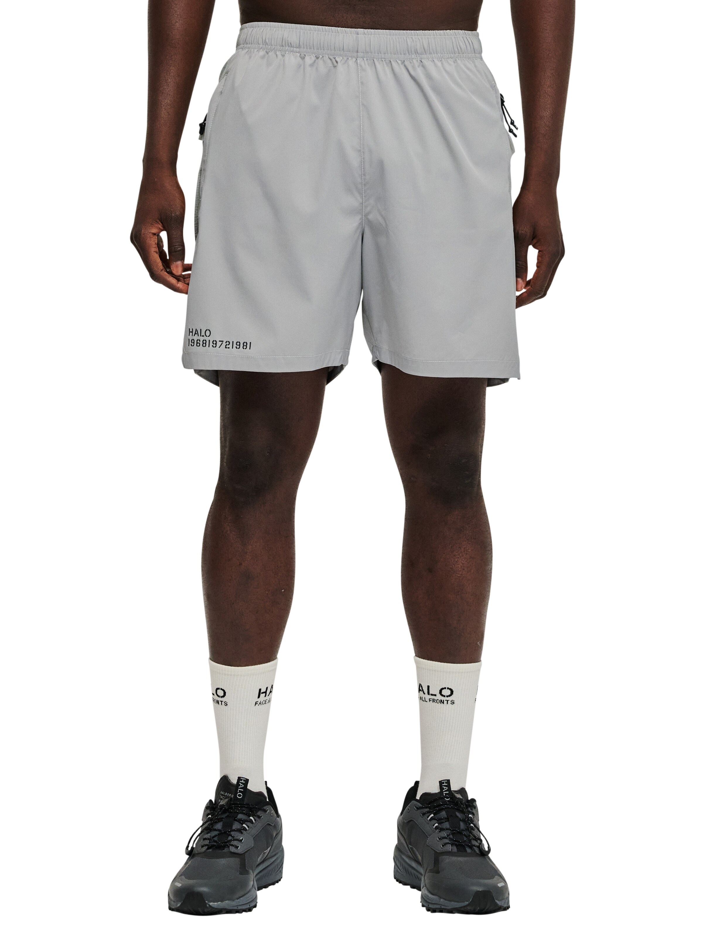 HALO Regular Workout Pants 'Scout' in Grey: front