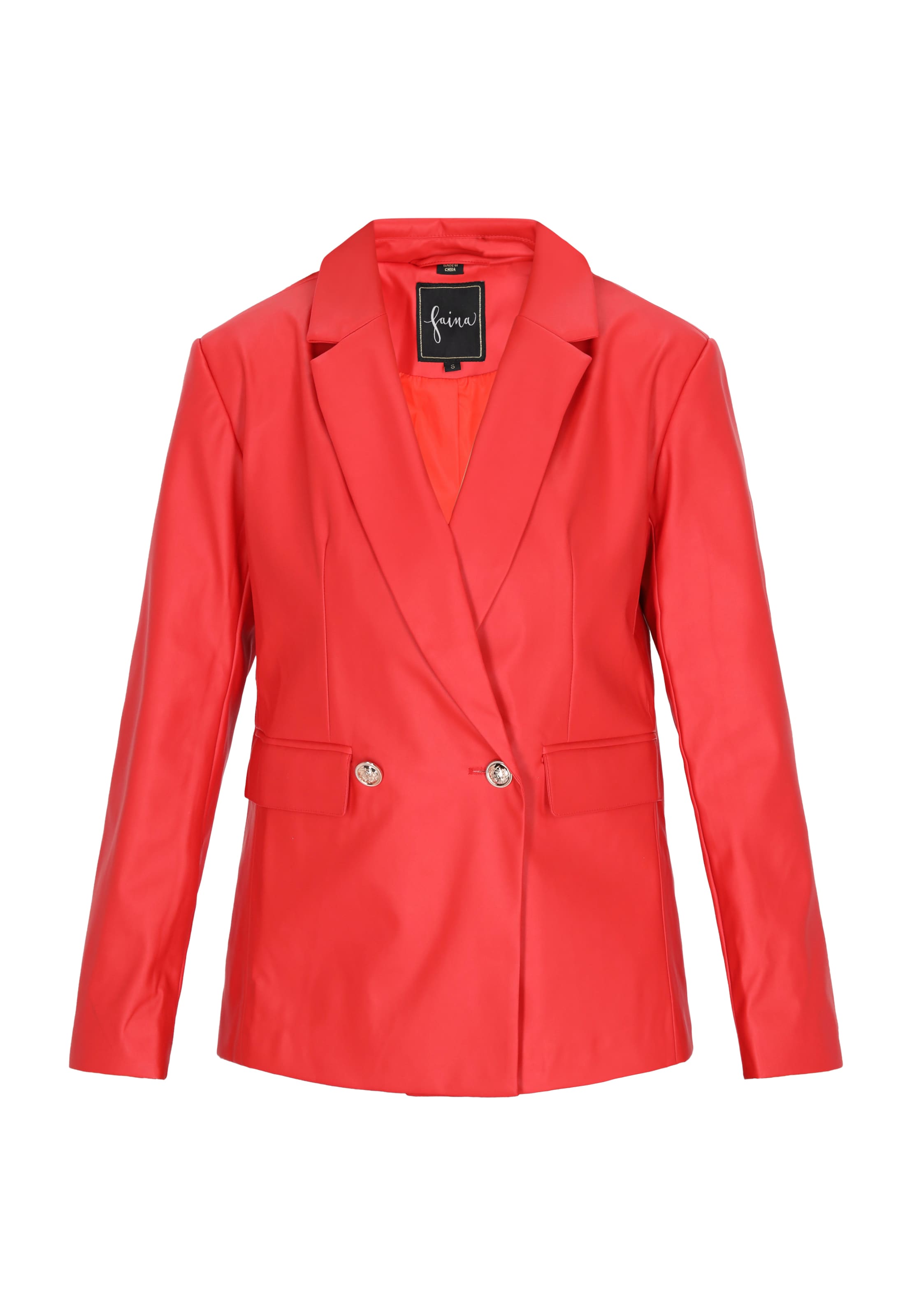 faina - Blazer 'Classy Look' em vermelho: frente