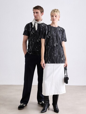 Carlo Colucci T-Shirt 'Erroi' in Schwarz