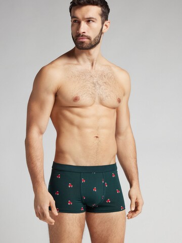 INTIMISSIMI Boxer 'Scooter-Print' in Grün