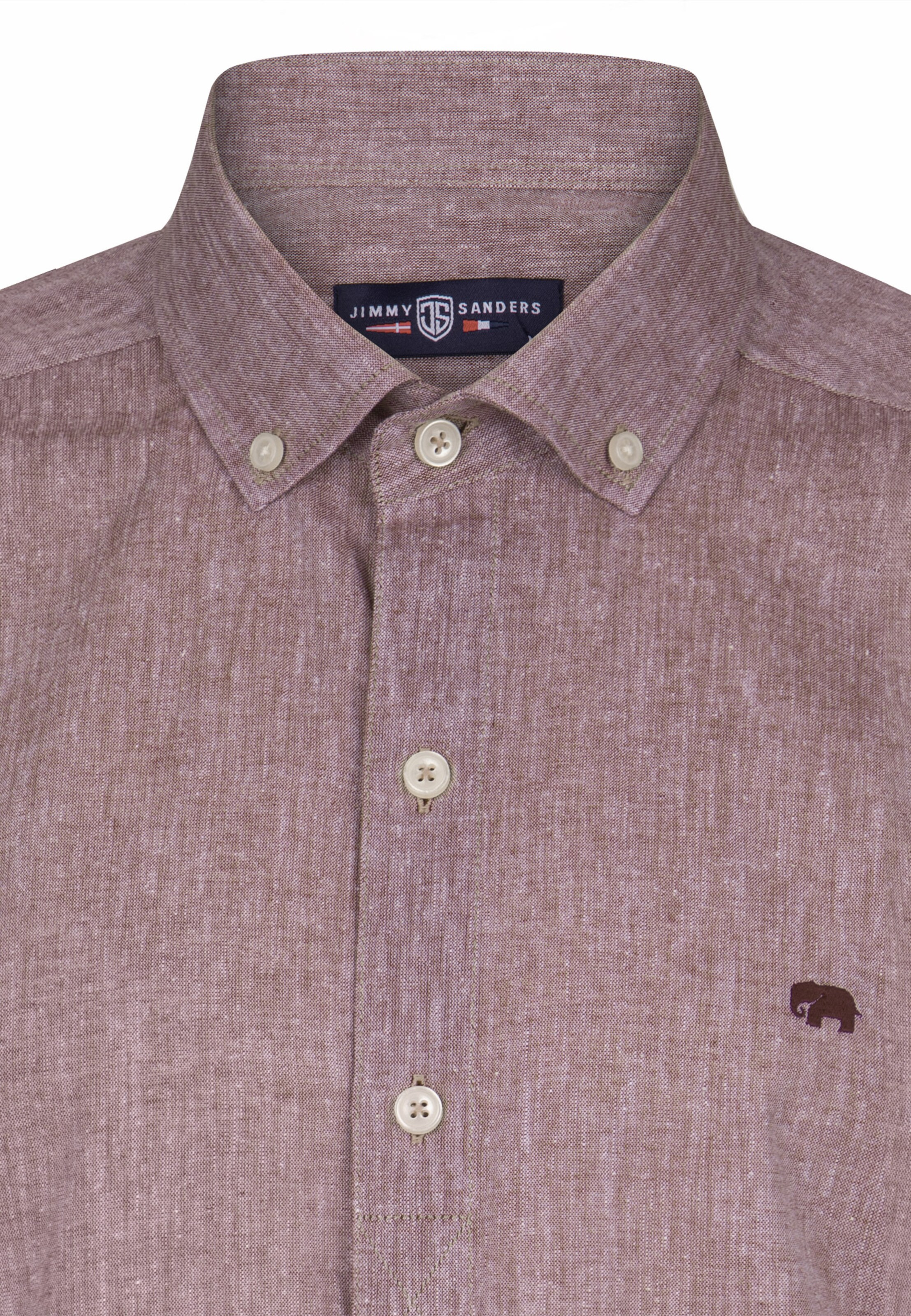 Jimmy Sanders Regular Fit Skjorte i rød