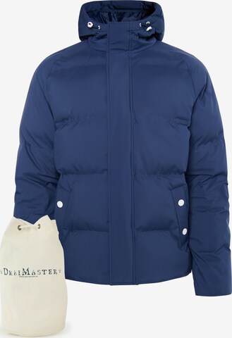 DreiMaster Maritim Winter Jacket in Blue: front