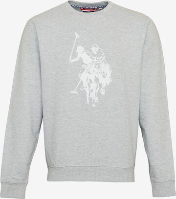 U.S. POLO ASSN. Sweatshirt in Grey: front