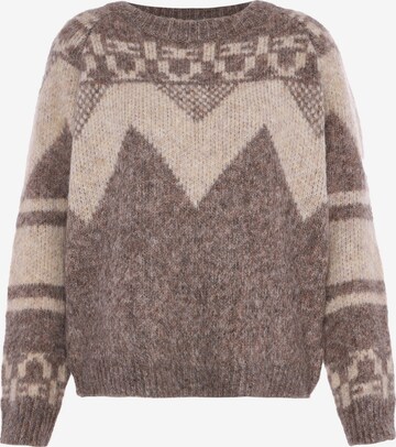 Jalene Sweater in Brown: front