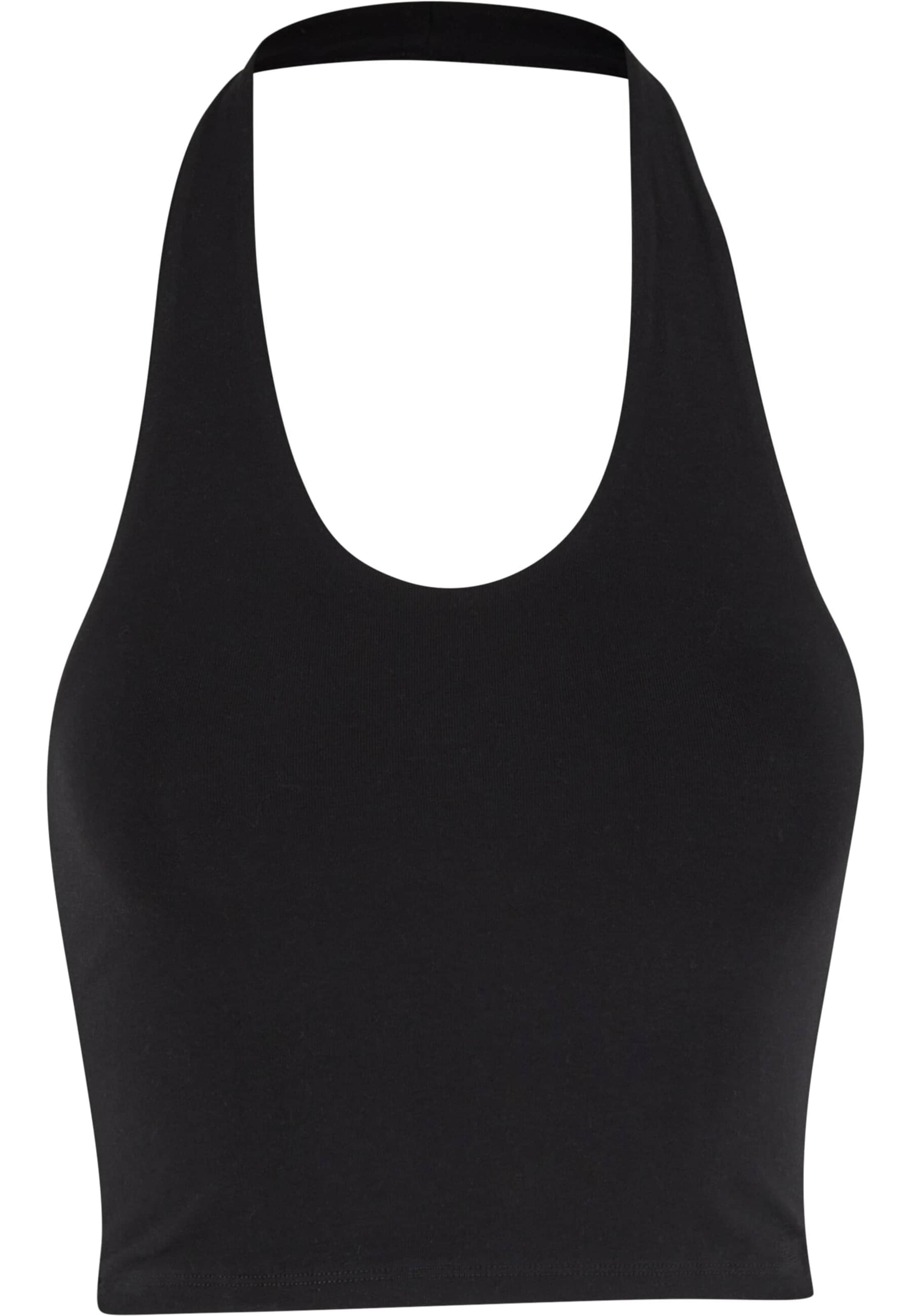 Urban Classics Top in Schwarz: Vorderseite