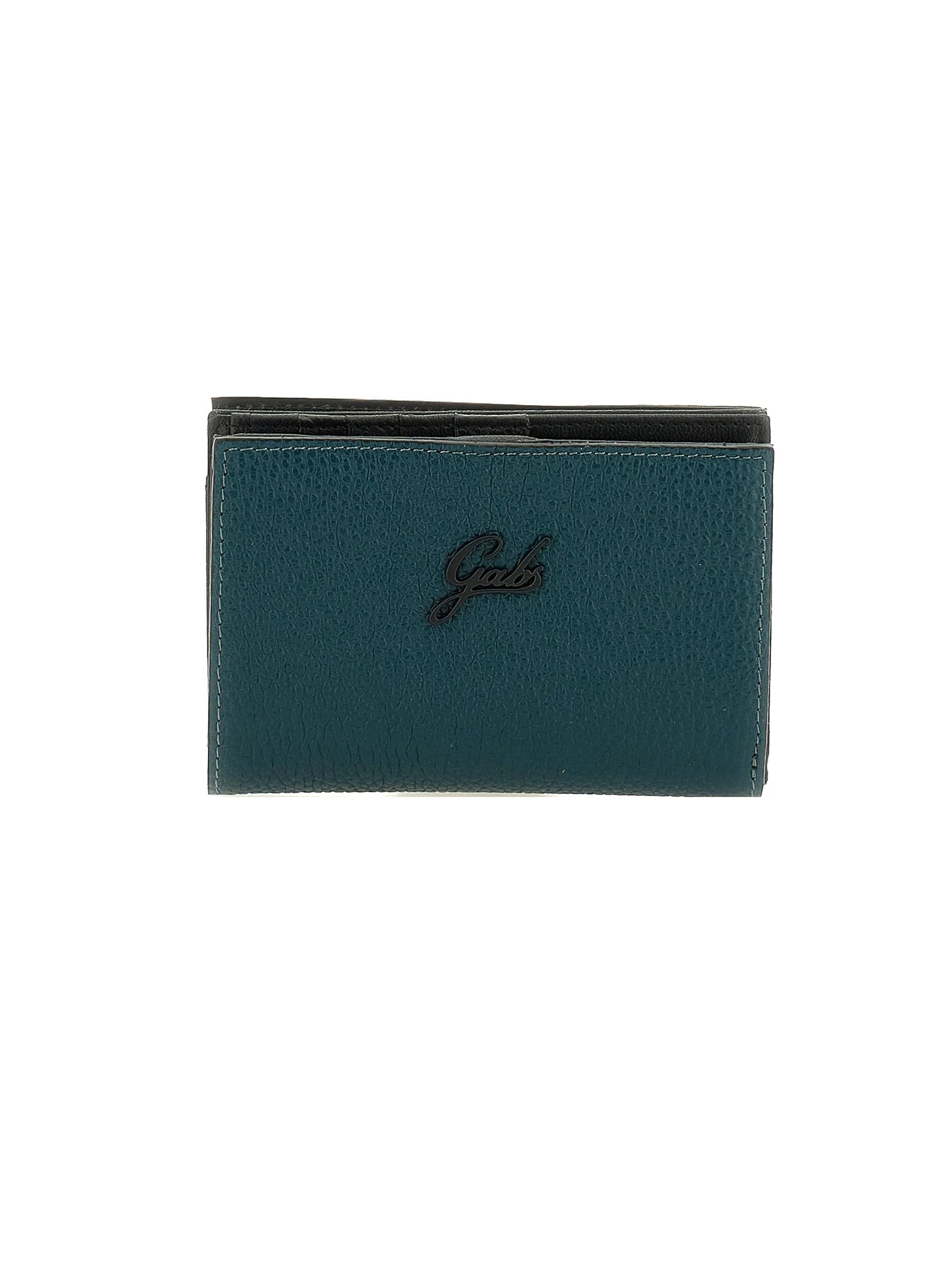 Portamonete 'gmoney14 bull black' di Gabs in verde: frontale