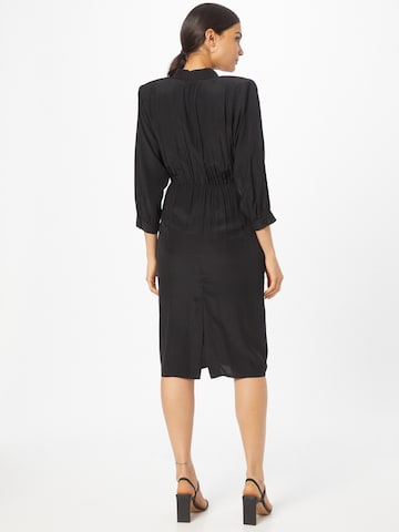 Sisley Shirt Dress in Black