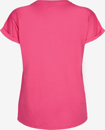 Zizzi Shirts 'KATJA' i pink