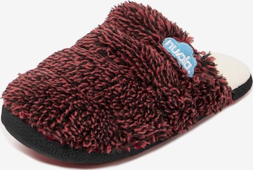 Nuvola. Slipper 'Zueco Cloud Polar' in Red: front