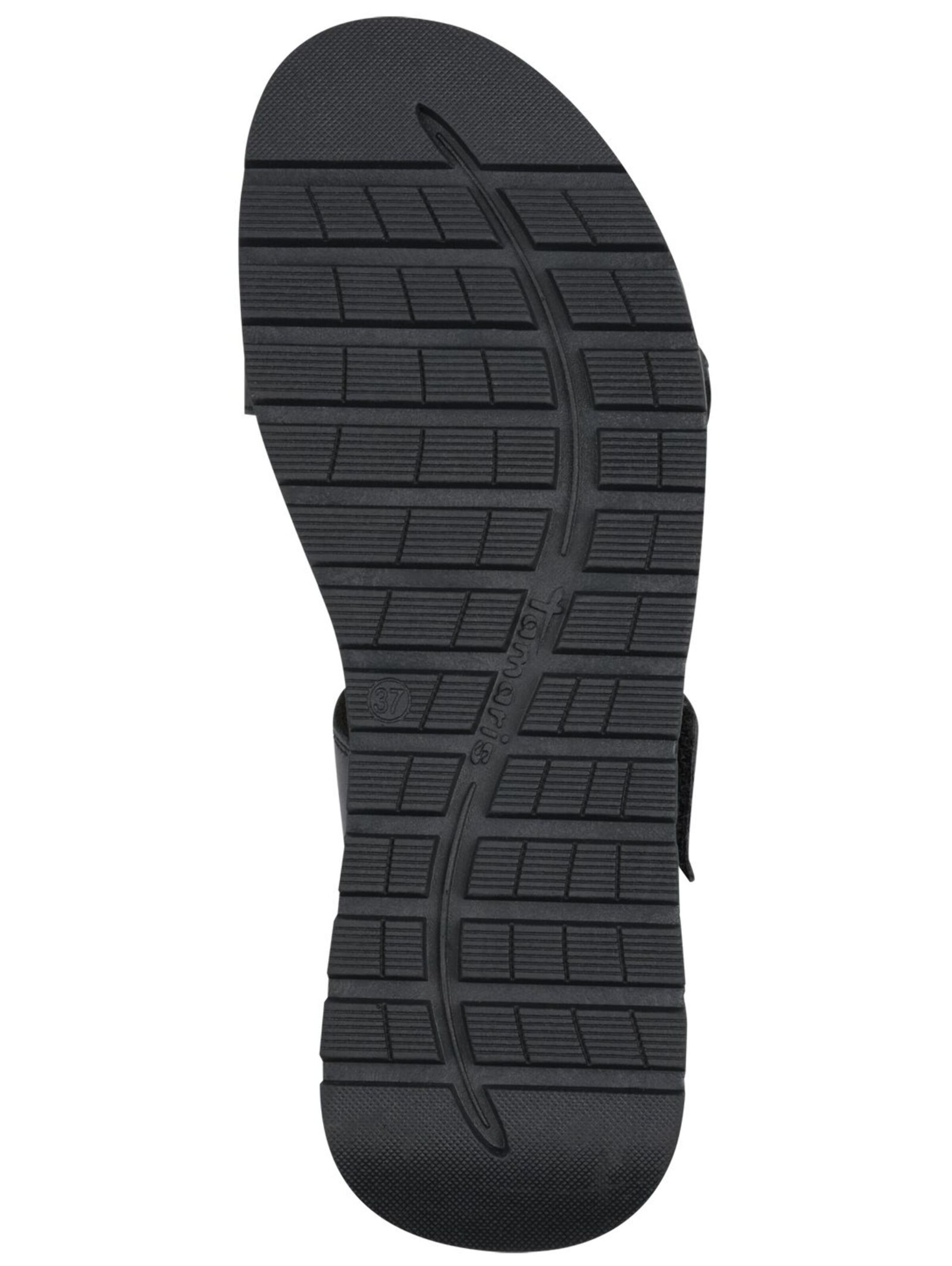 Sandalo di Tamaris in nero