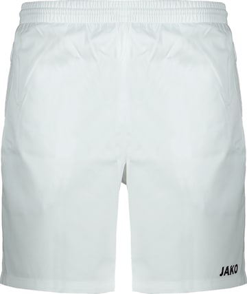 JAKO Regular Workout Pants in White: front