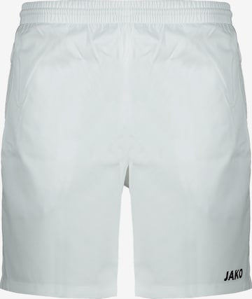 JAKO Regular Workout Pants in White: front