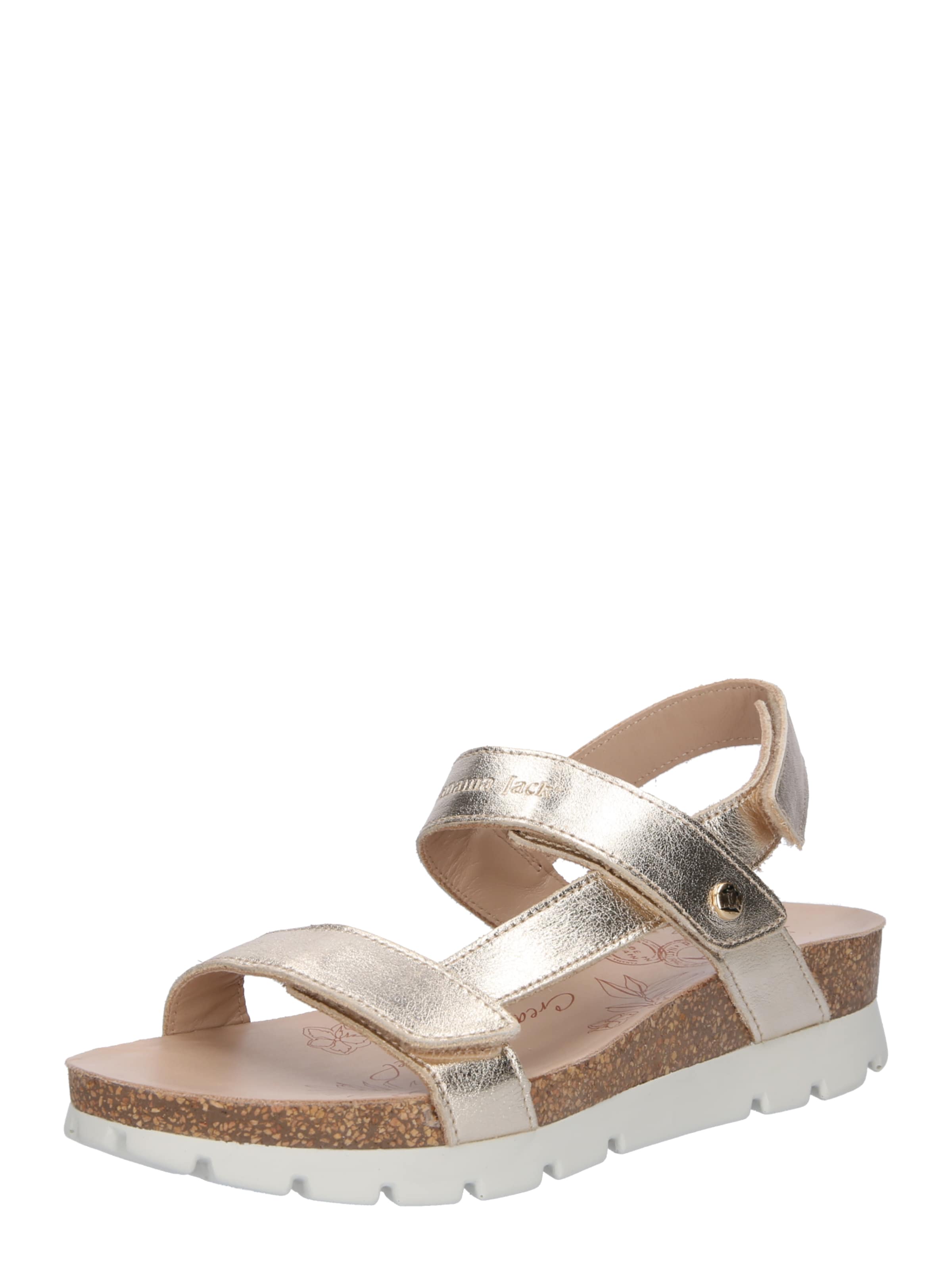 Sandales à lanières &#x27;Selma Shine B1&#x27; PANAMA JACK en or : devant