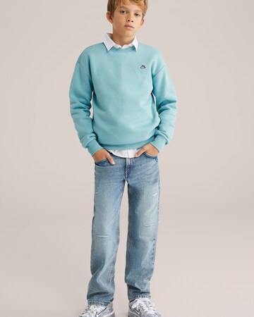 WE Fashion Sweatshirt i blå