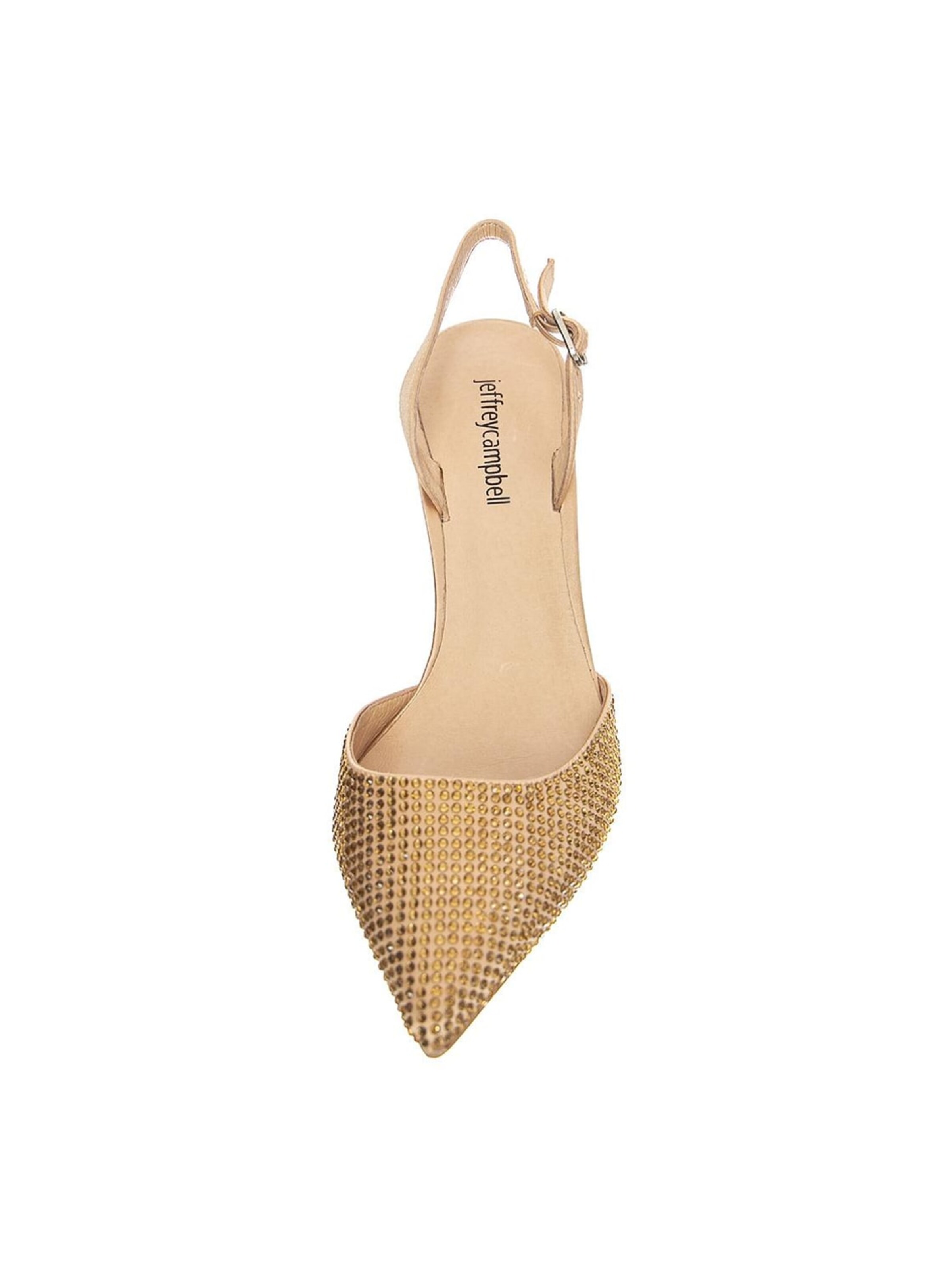 Sandalo 'Womens Zivote Beige Fabric Sandals' di Jeffrey Campbell in beige
