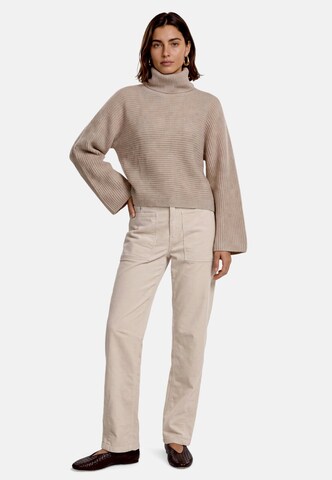 regular Pantaloni di zero in beige: frontale