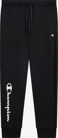 Champion Authentic Athletic Apparel Дънки Tapered Leg Панталон в черно: отпред