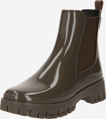 LEMON JELLY Rubber Boots 'Peachy' in Brown: front