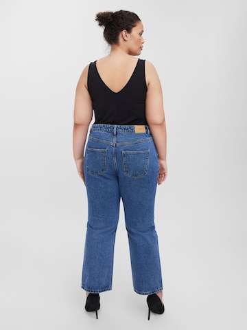 Vero Moda Curve Bootcut Farmer 'Kithy' - kék