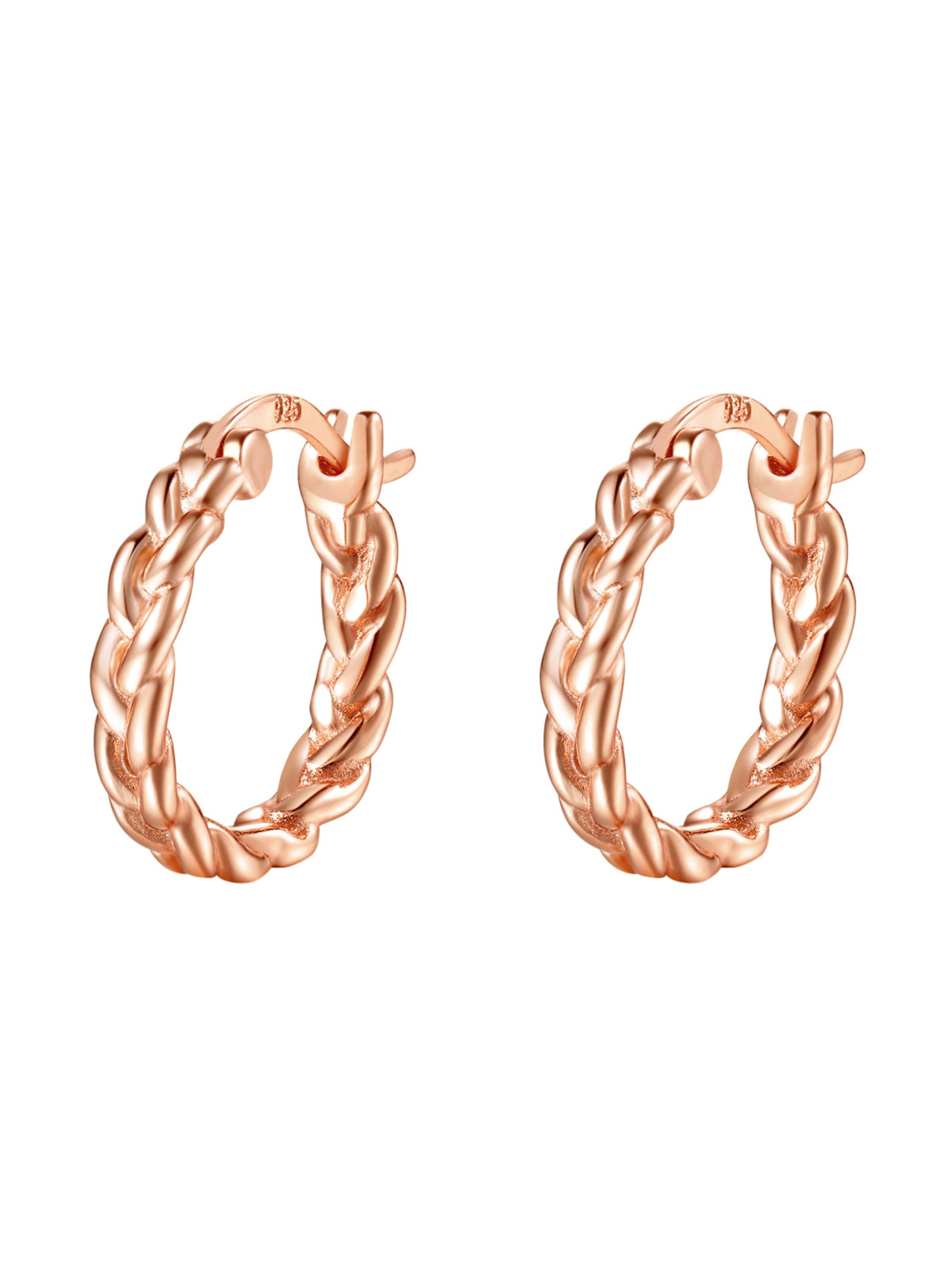 Orecchini 'Braided' di Hey Happiness in oro