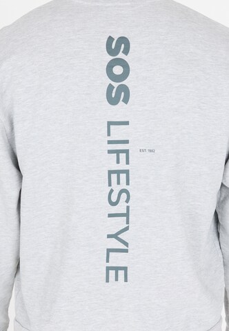 SOS Sweatshirt 'Bovec' in Grijs
