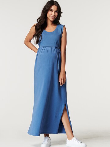 Robe Esprit Maternity en bleu : devant