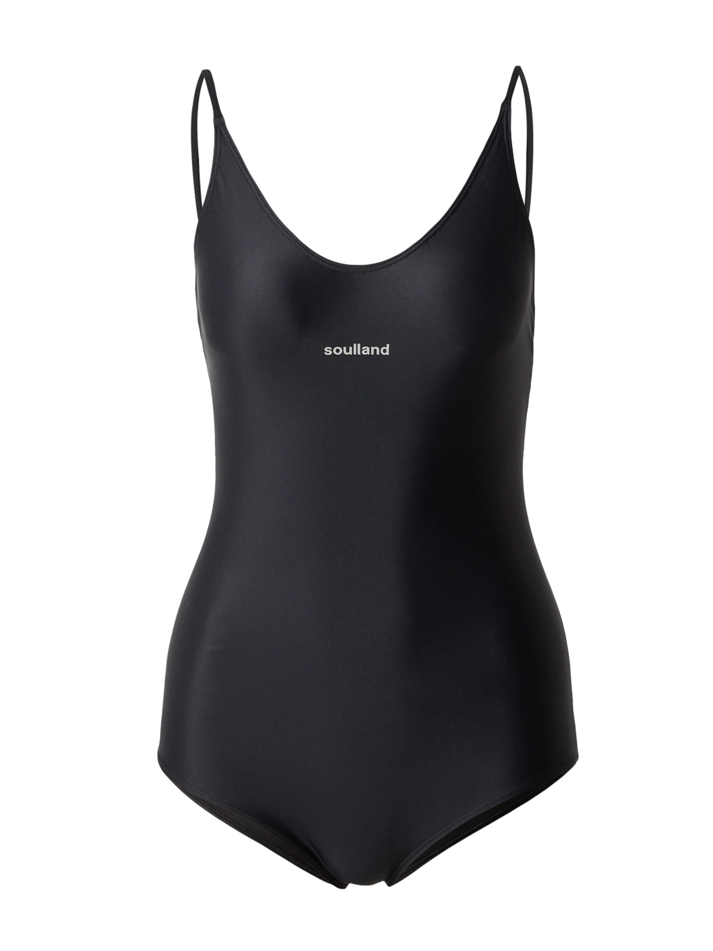 Soulland Swimsuit 'Adel' in Black: front