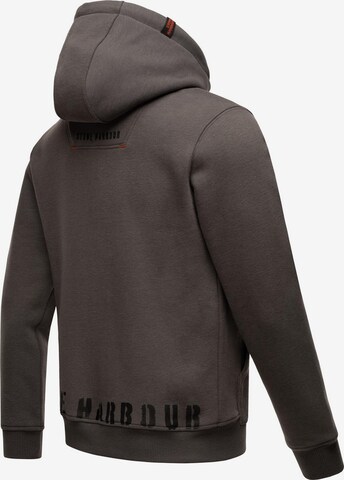 STONE HARBOUR Sweat jacket 'Jacobi Jamie' in Grey