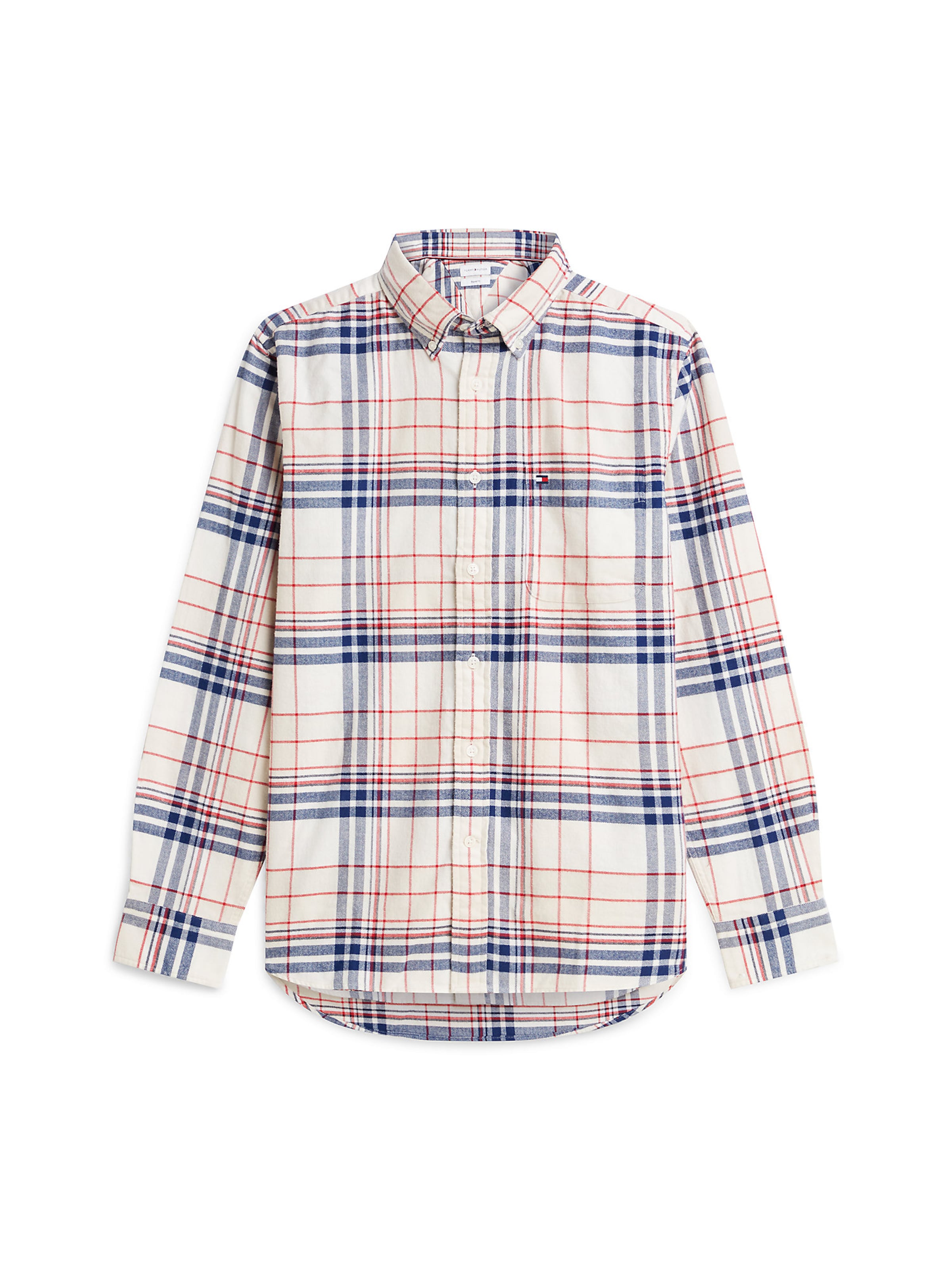 TOMMY HILFIGER Regular fit Button Up Shirt in White: front