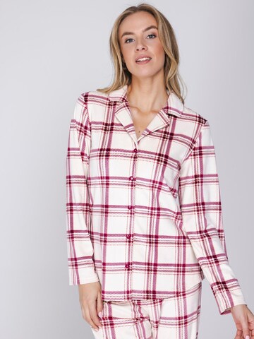 Pastunette Pyjama 'Rosewood Comfort' in Beige