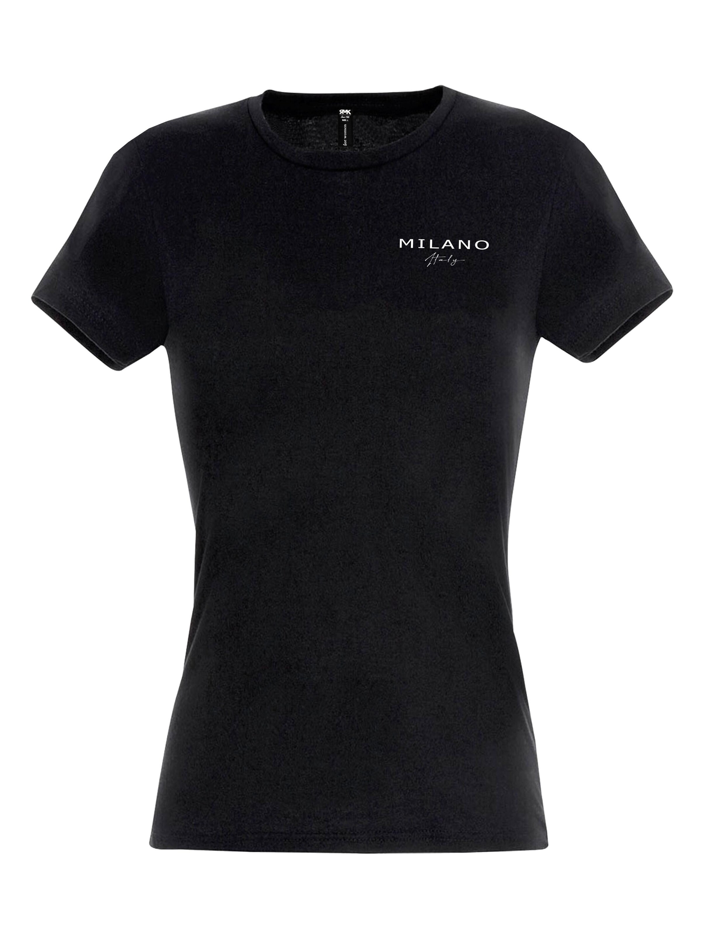 RMK Shirt 'Milano' in Black: front