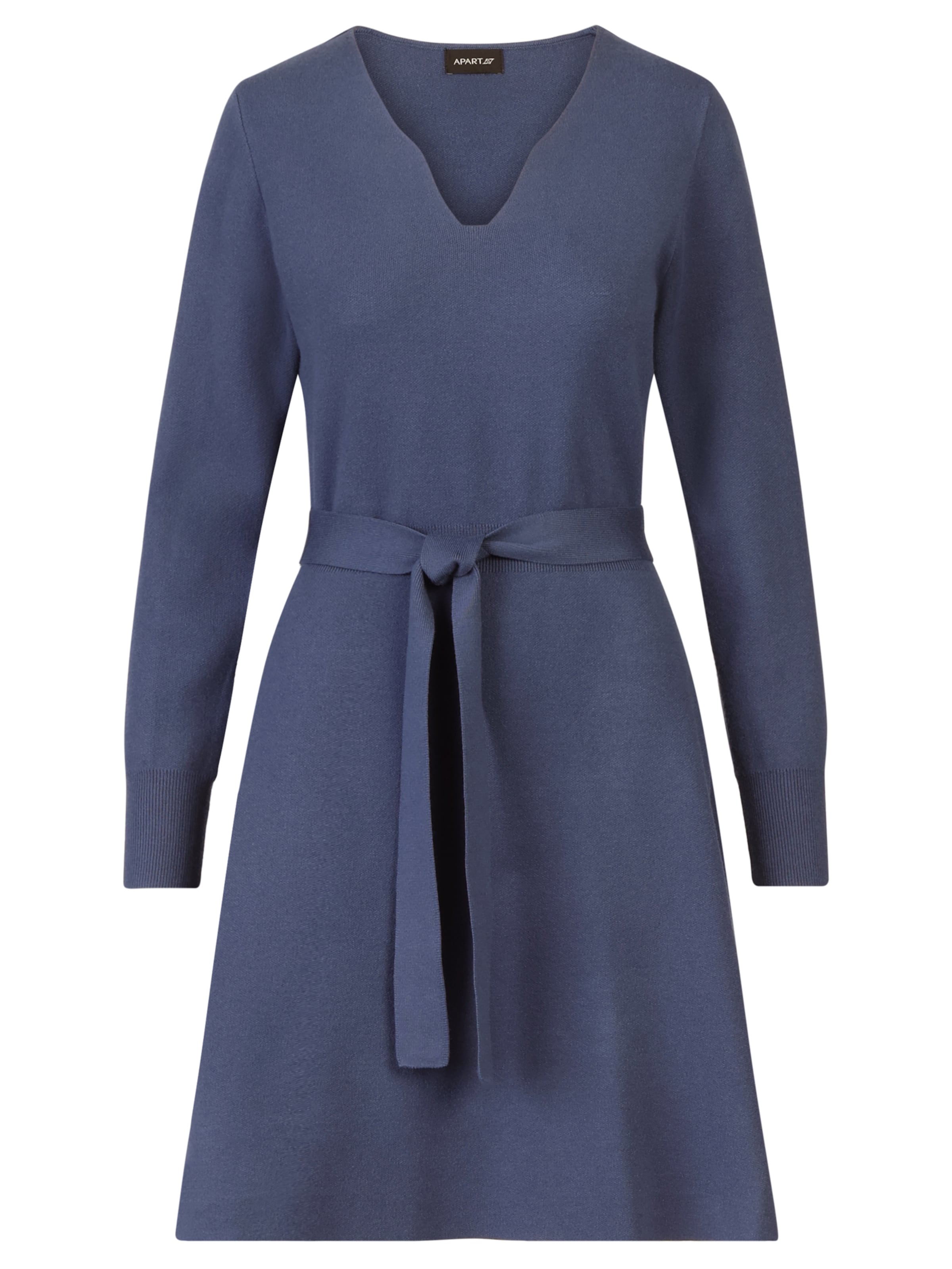 APART Strickkleid in Blau: Vorderseite