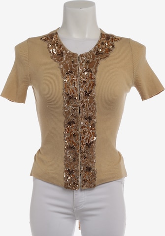 Blumarine Pullover / Strickjacke M in Braun: Vorderseite