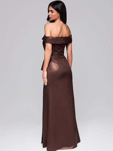 Ombre Evening dress in Brown