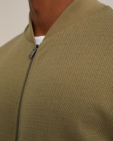 WE Fashion Zip-Up Hoodie in Green