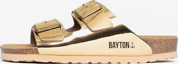 Bayton Pantolette 'Atlas' in Gold: predná strana