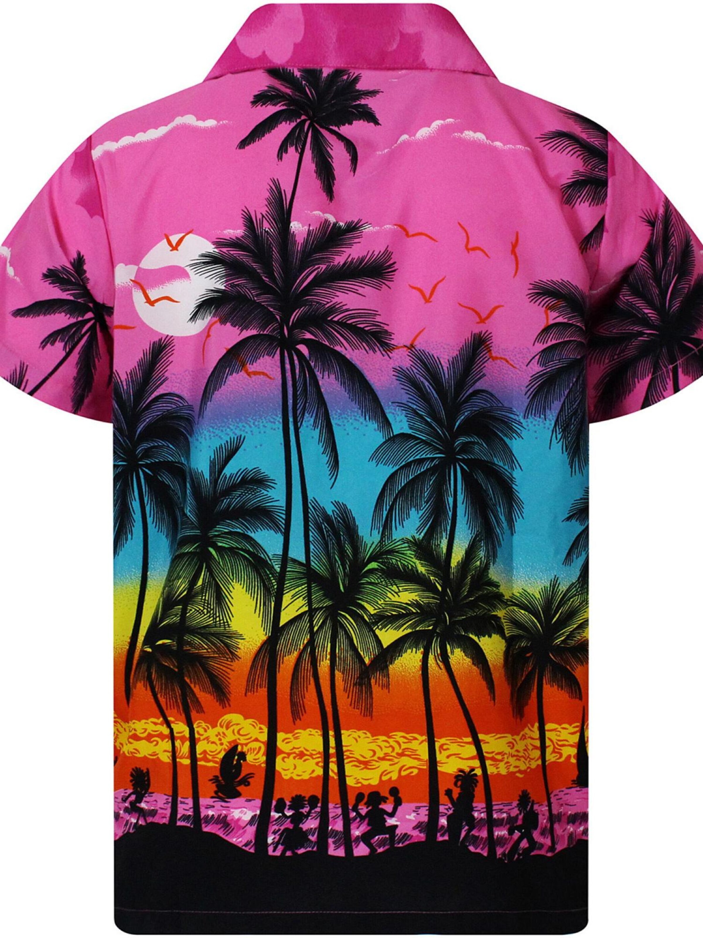 Maglietta 'Beach Eclectic' di King Kameha in rosa