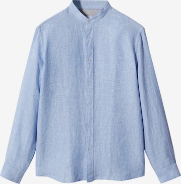 MANGO MAN Button Up Shirt 'Chennai' in Blue: front