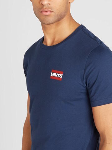 LEVI'S ® Shirt '2Pk Crewneck Graphic' in Blau