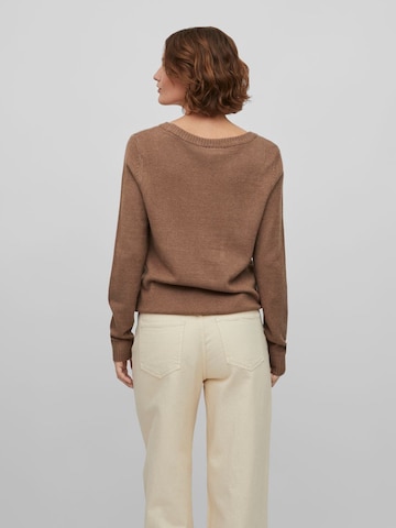 VILA Sweater in Brown