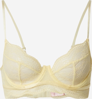 Hunkemöller Rintaliivi 'ISABELLE' värissä keltainen: etupuoli