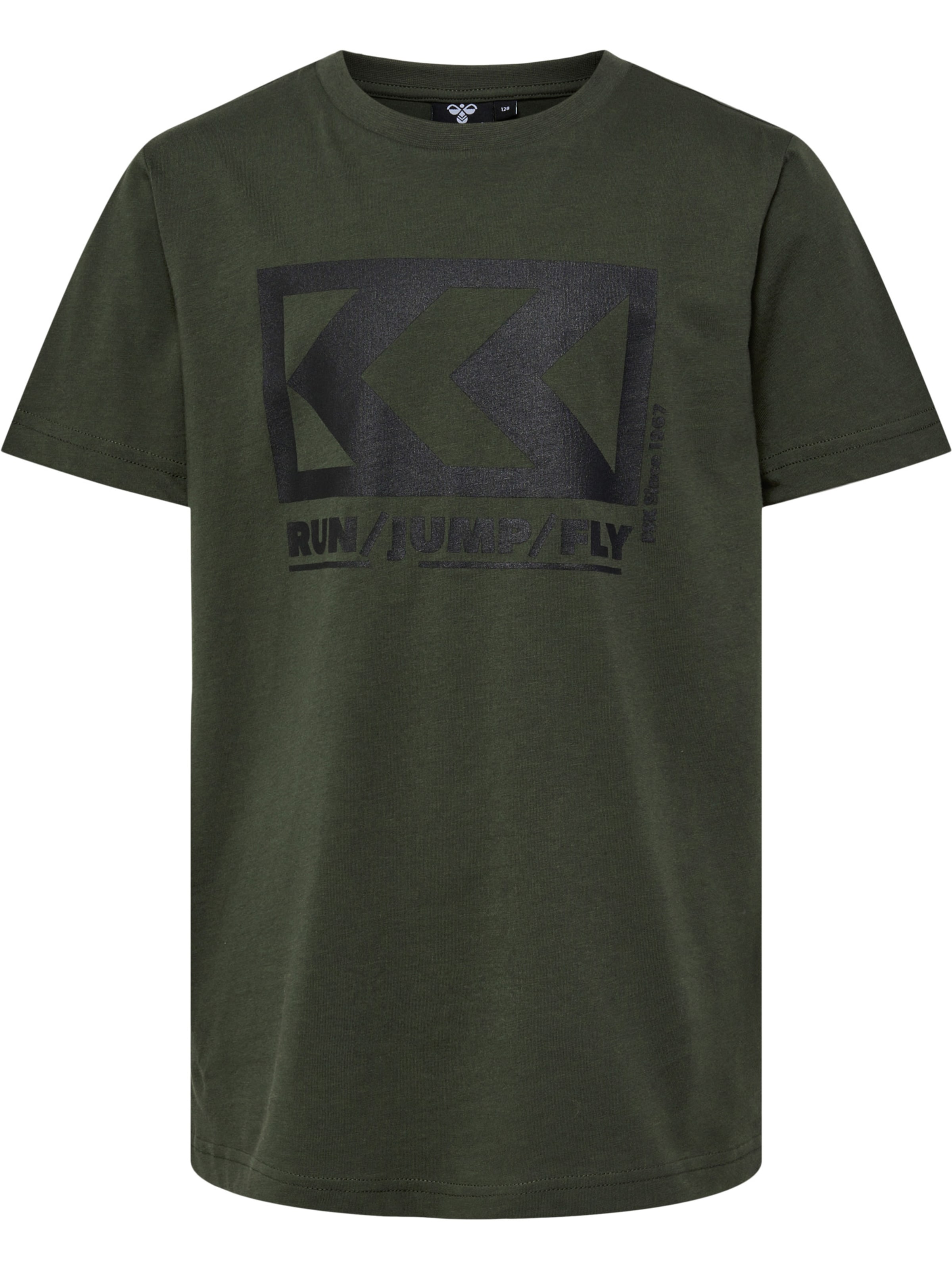 Hummel Funktionsskjorte 'FSK LOW' i grøn: forside