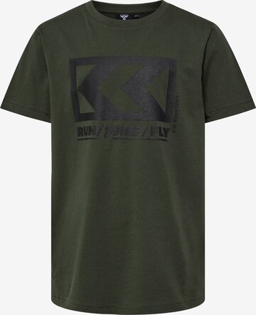 T-Shirt fonctionnel 'FSK LOW' Hummel en vert : devant