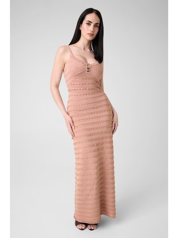 GUESS Knitted dress in Pink: front
